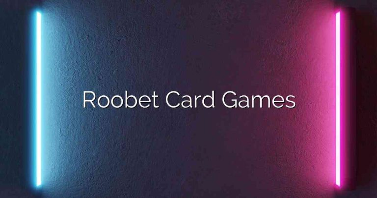 Roobet Card Games
